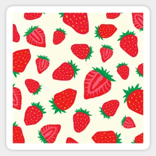 DMP Strawberries Square Sticker